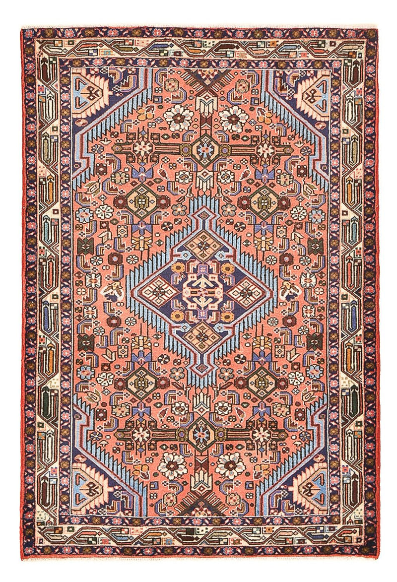Persisk tæppe - Nomadisk - 146 x 98 cm - lysrød