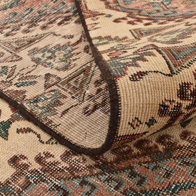 Vintage tæppe - 233 x 233 cm - sand