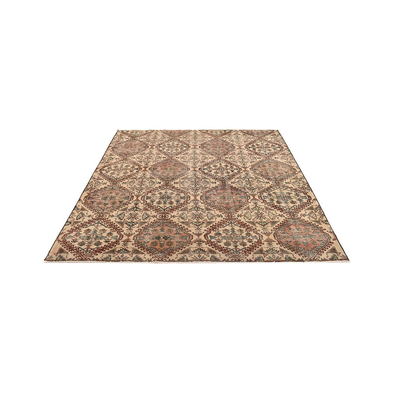 Vintage tæppe - 233 x 233 cm - sand