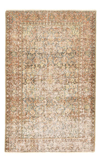 Vintage tæppe - 200 x 130 cm - mørk beige