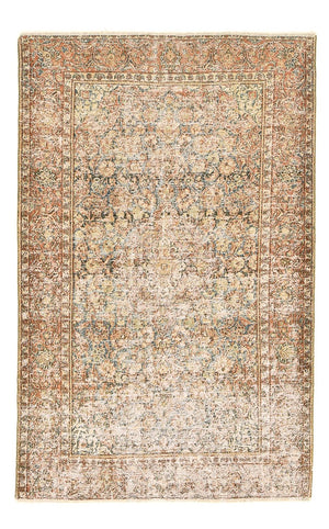 Vintage tæppe - 200 x 130 cm - mørk beige