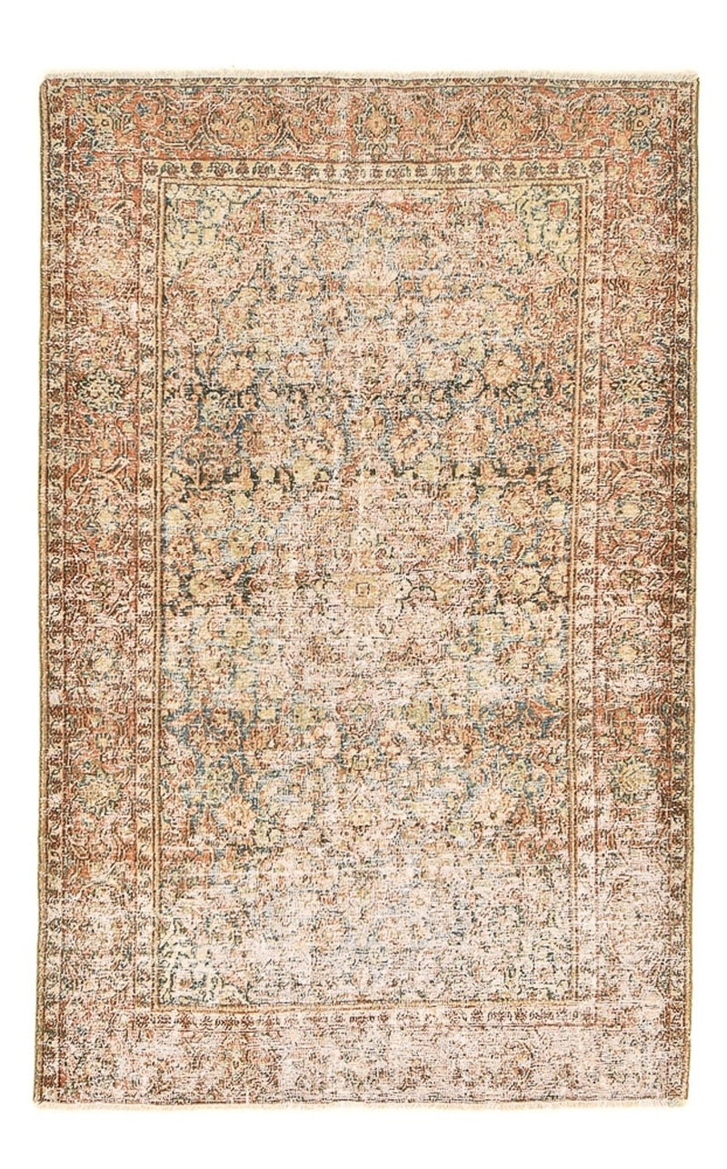Vintage tæppe - 200 x 130 cm - mørk beige