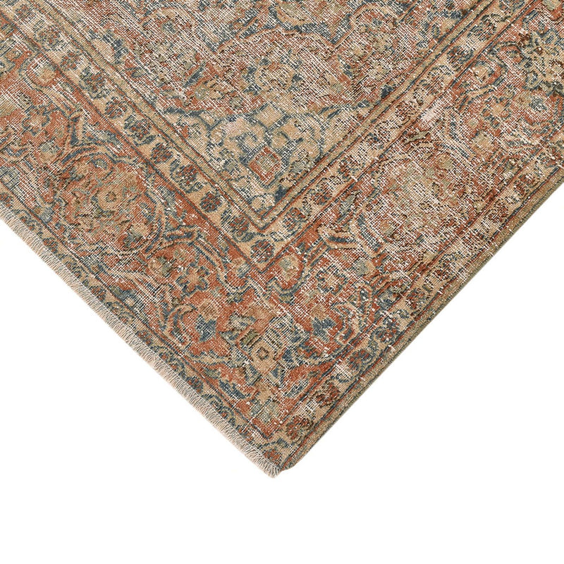 Vintage tæppe - 200 x 130 cm - mørk beige