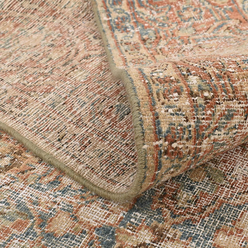 Vintage tæppe - 200 x 130 cm - mørk beige
