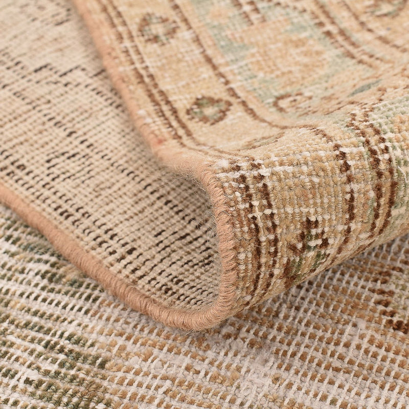 Vintage tæppe - 207 x 132 cm - beige