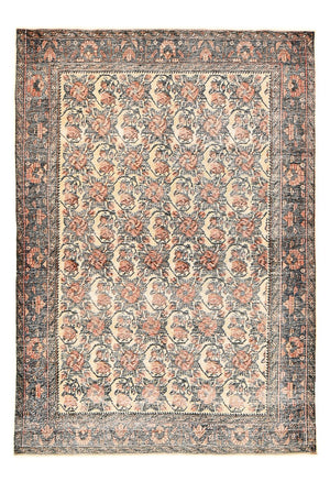 Vintage tæppe - 210 x 148 cm - mørk beige