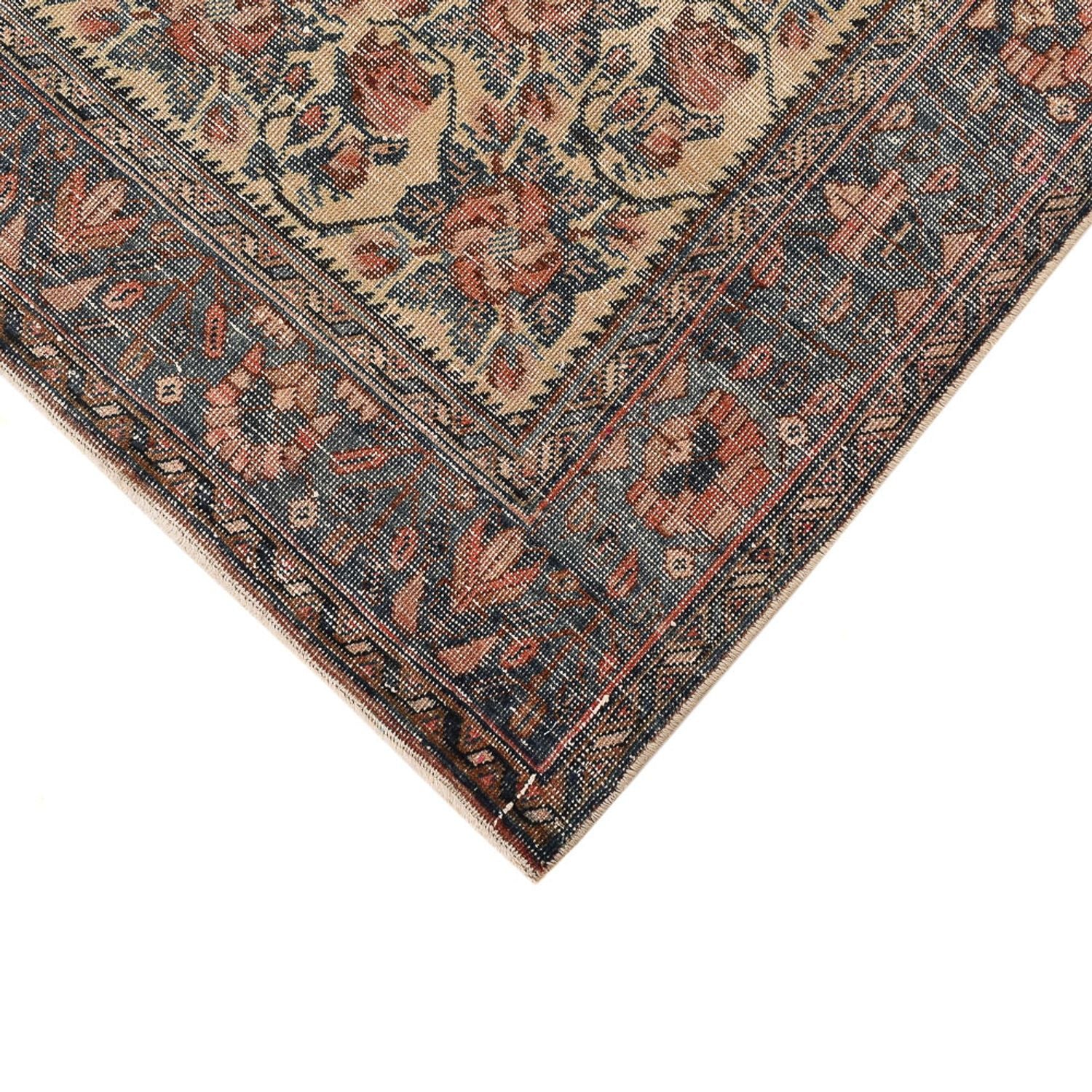 Vintage tæppe - 210 x 148 cm - mørk beige