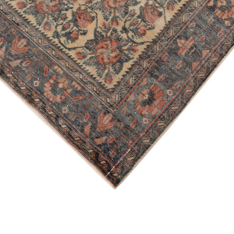 Vintage tæppe - 210 x 148 cm - mørk beige