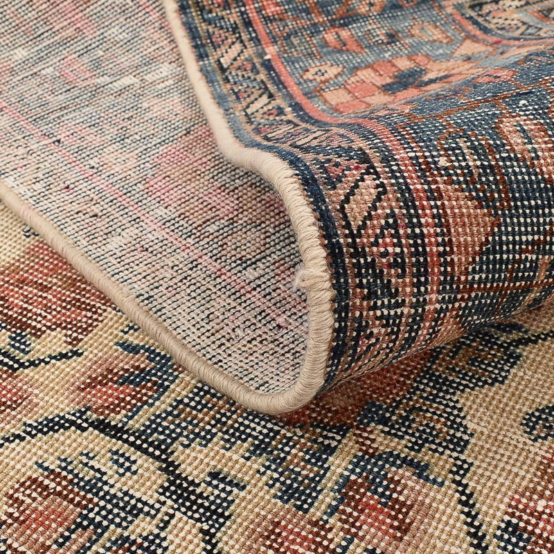 Vintage tæppe - 210 x 148 cm - mørk beige