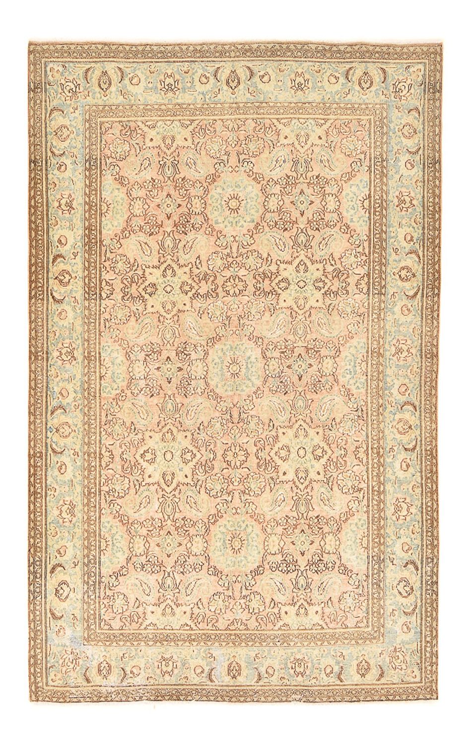Vintage tæppe - 252 x 160 cm - sand