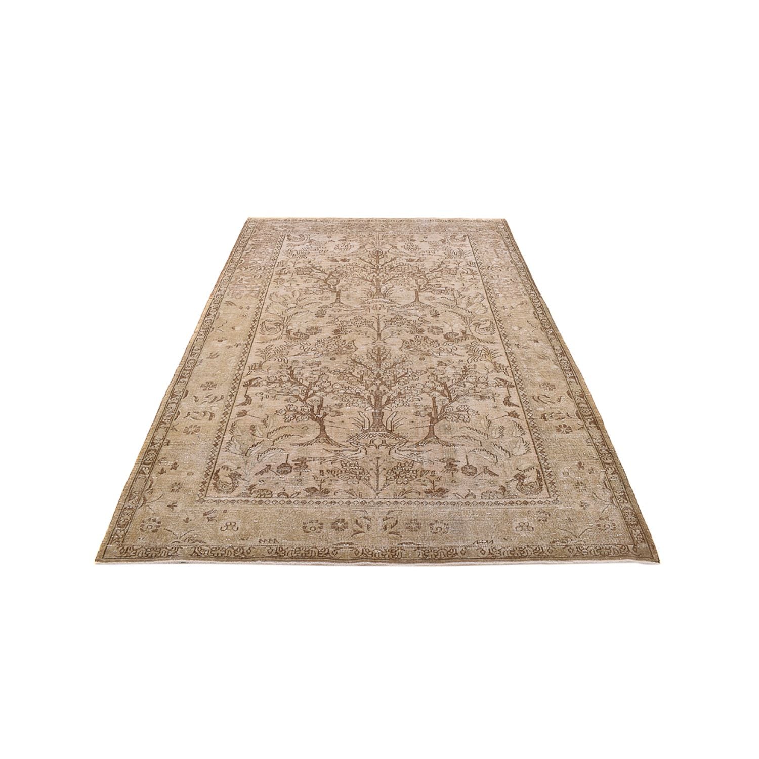 Vintage tæppe - 278 x 190 cm - beige