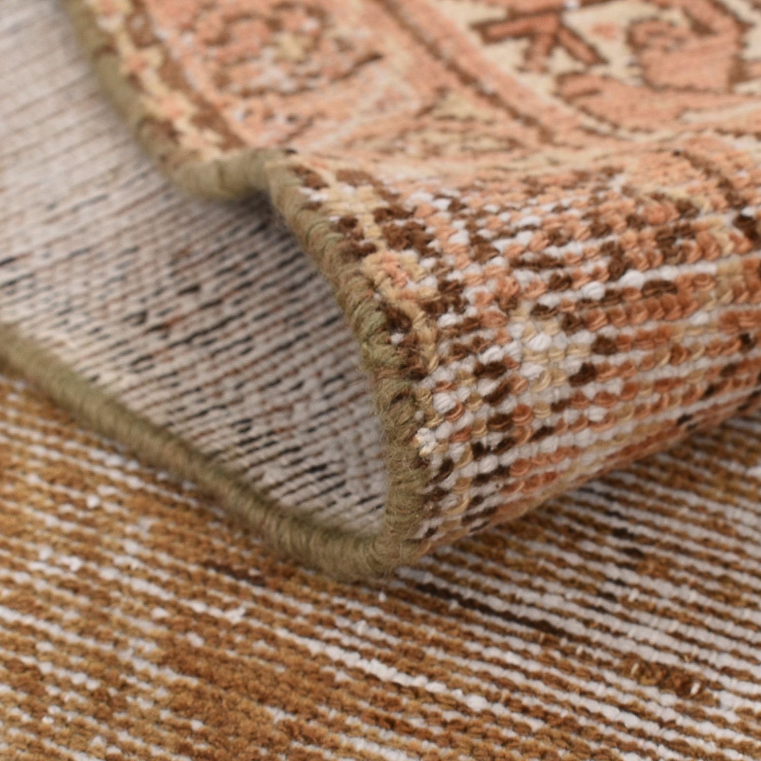 Løber Vintage tæppe - 350 x 136 cm - mørk beige