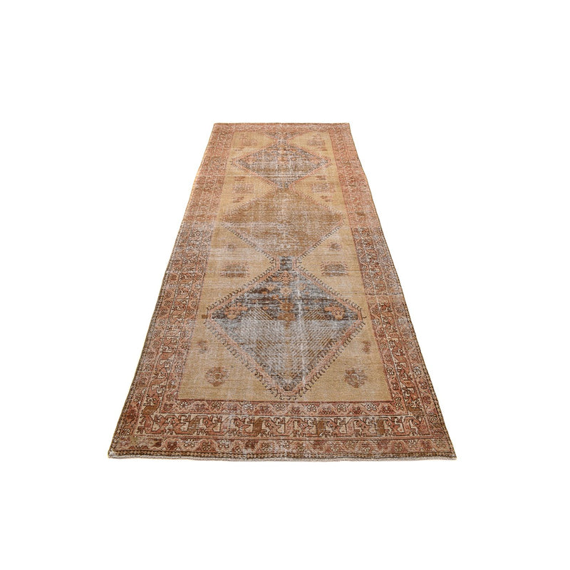 Løber Vintage tæppe - 350 x 136 cm - mørk beige