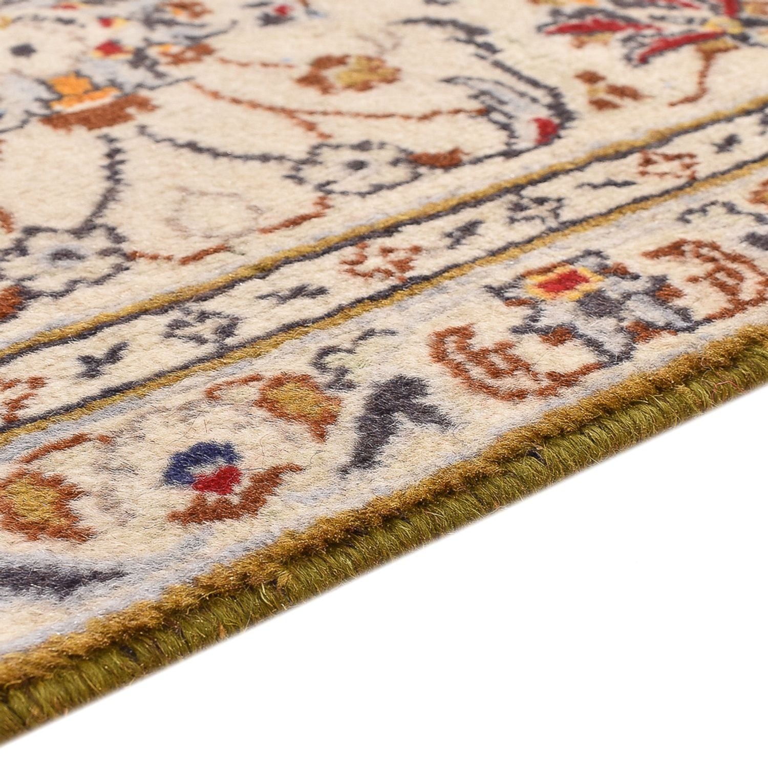 Persisk tæppe - Keshan - 296 x 198 cm - beige