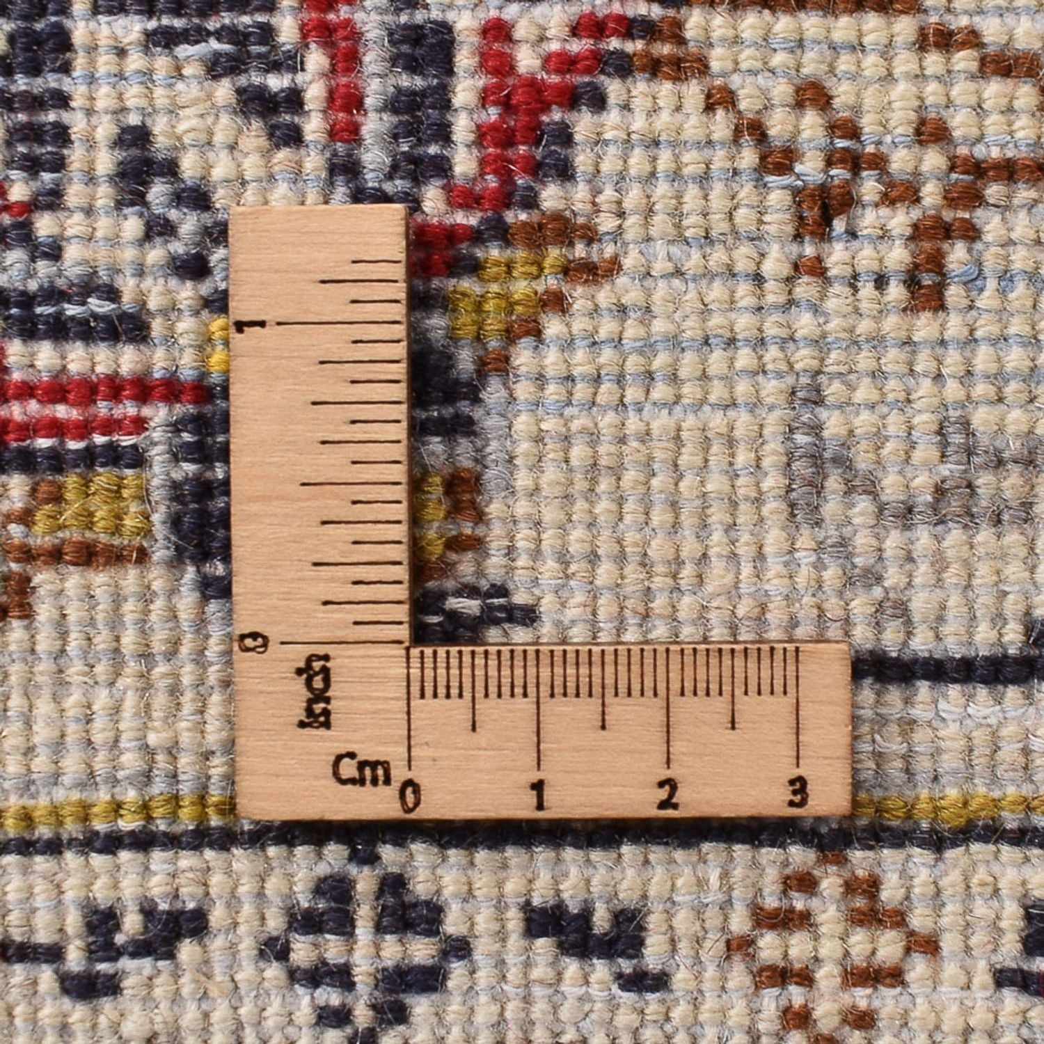 Persisk tæppe - Keshan - 296 x 198 cm - beige