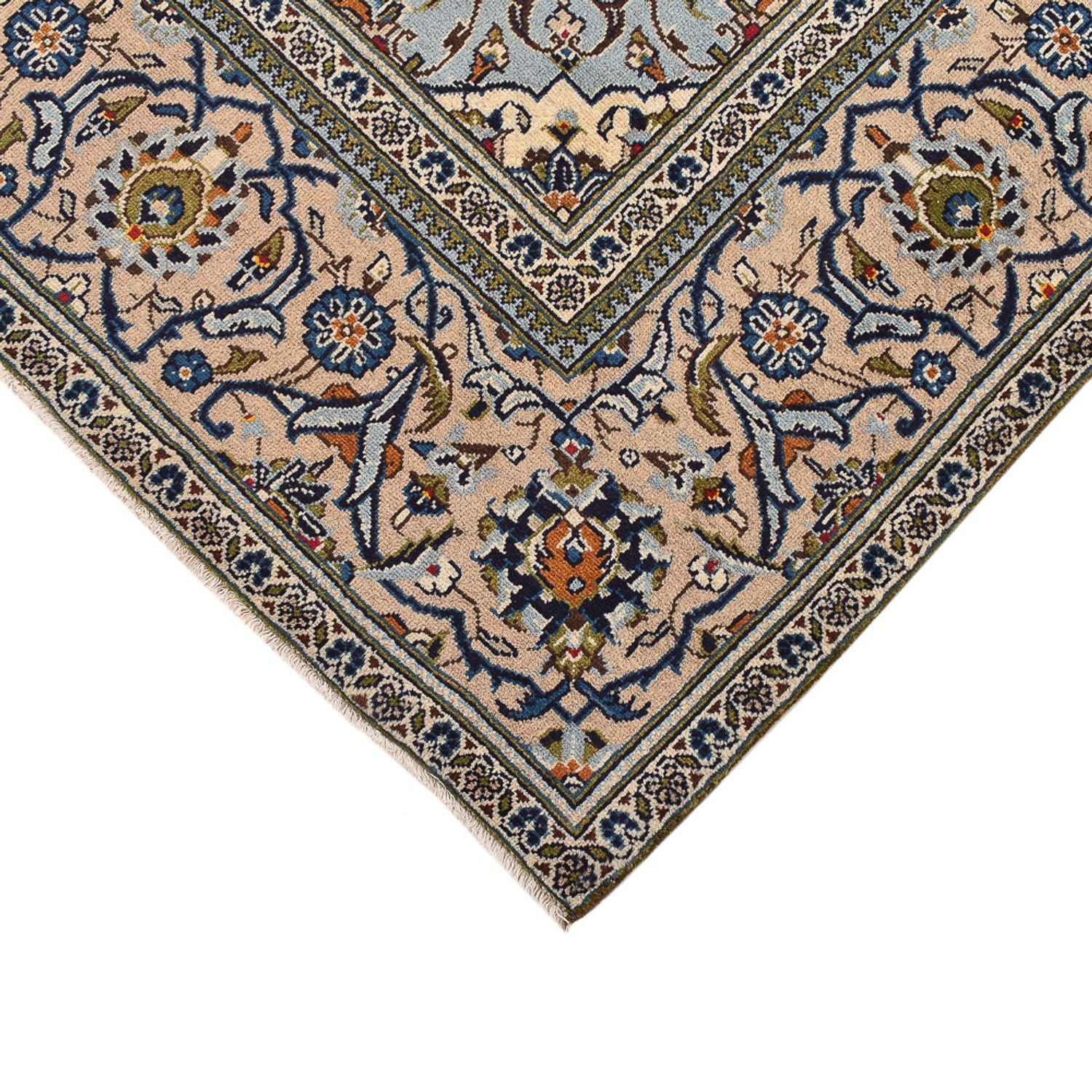 Persisk tæppe - Keshan - 300 x 195 cm - sand