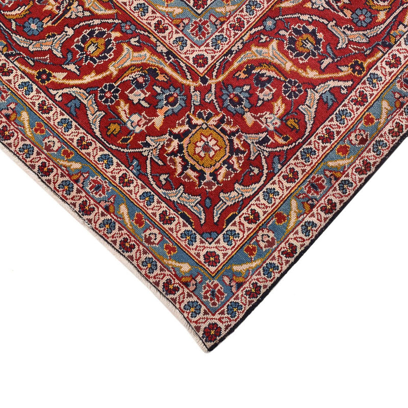Persisk tæppe - Keshan - 340 x 255 cm - mørkerød