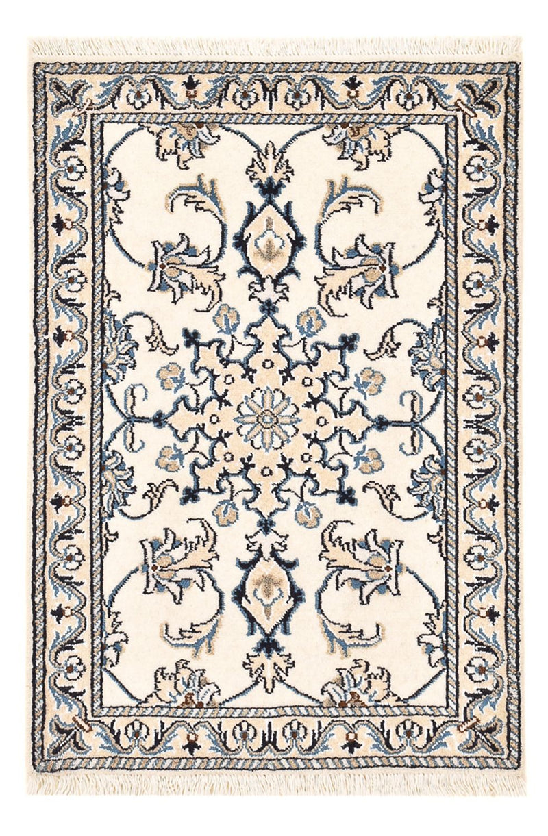 Persisk tæppe - Nain - 89 x 60 cm - creme