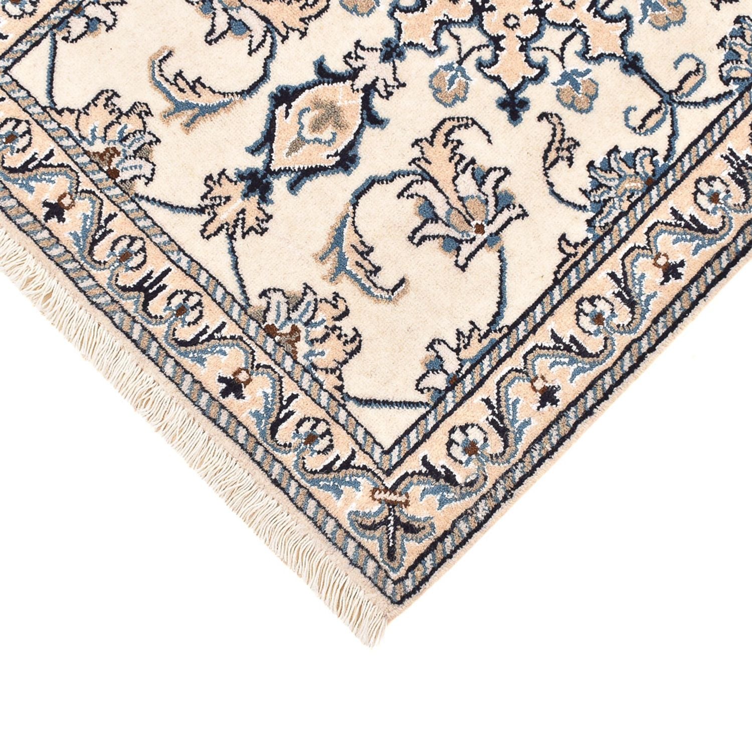 Persisk tæppe - Nain - 89 x 60 cm - creme