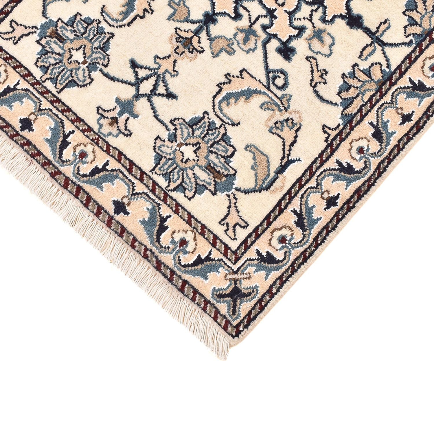 Persisk tæppe - Nain - 89 x 61 cm - creme