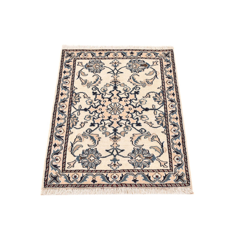 Persisk tæppe - Nain - 89 x 61 cm - creme