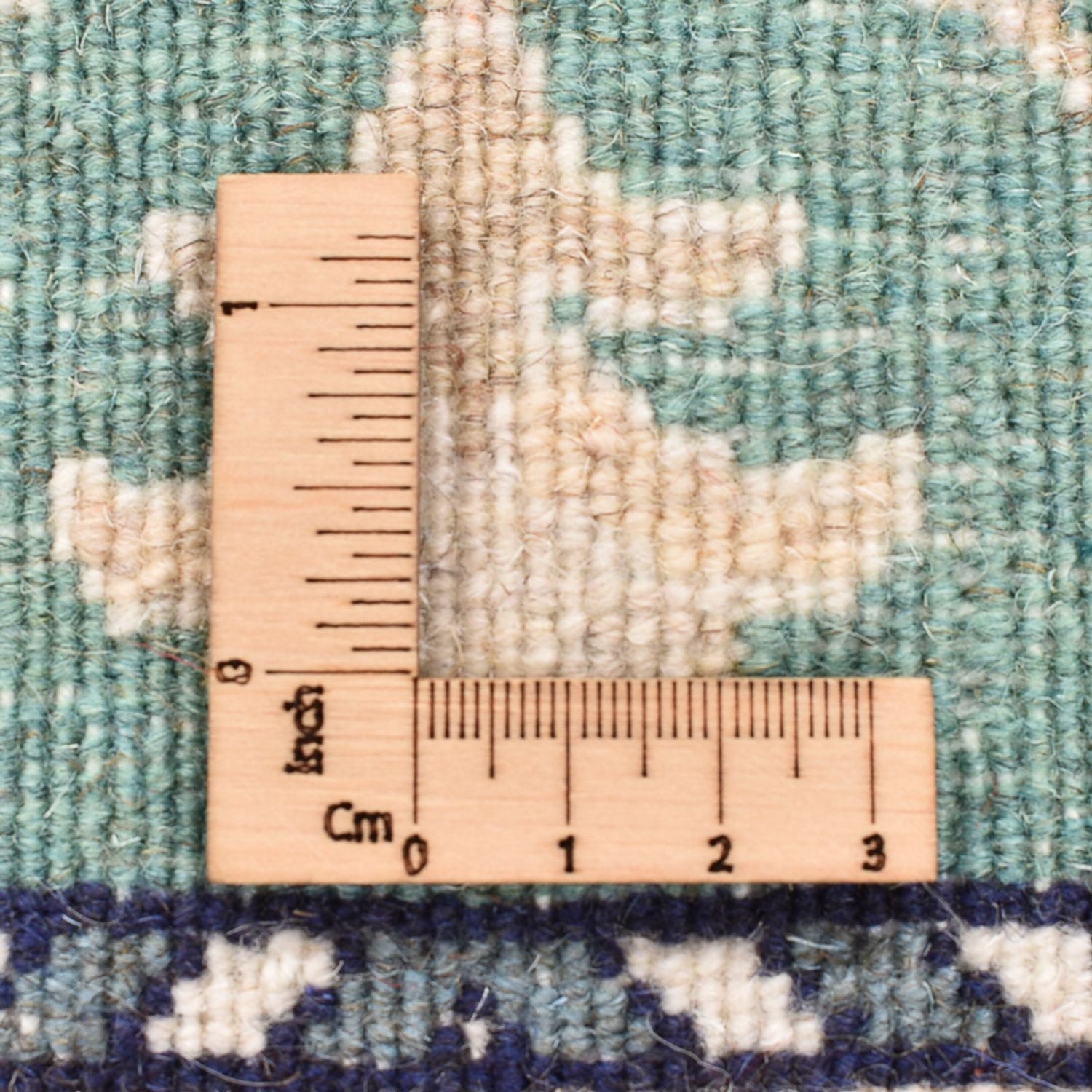 Persisk tæppe - Nain - 87 x 60 cm - lysegrøn
