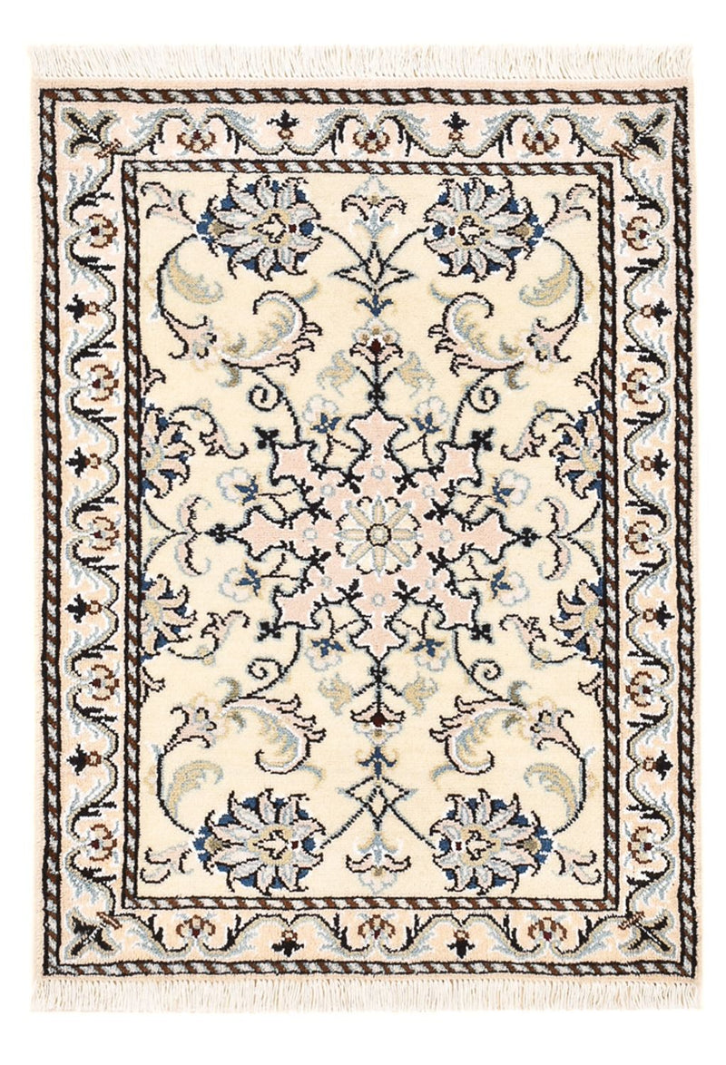 Persisk tæppe - Nain - 87 x 57 cm - beige
