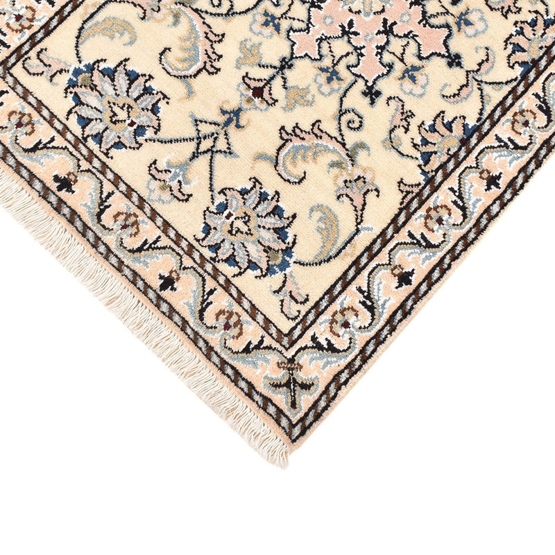 Persisk tæppe - Nain - 87 x 57 cm - beige