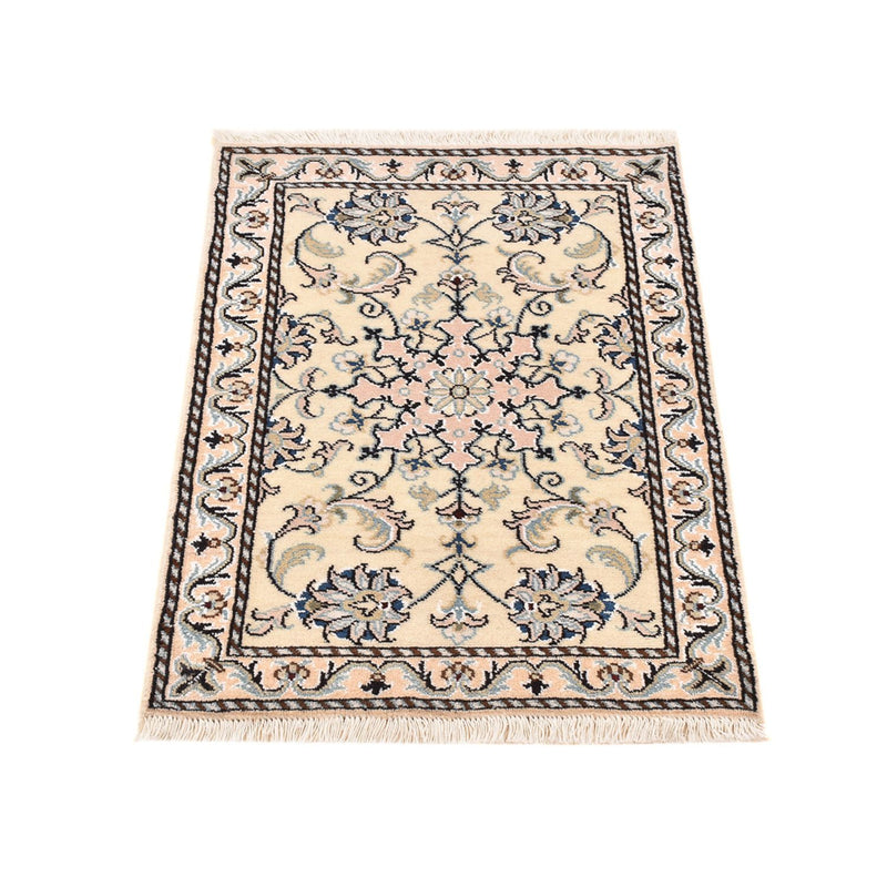 Persisk tæppe - Nain - 87 x 57 cm - beige
