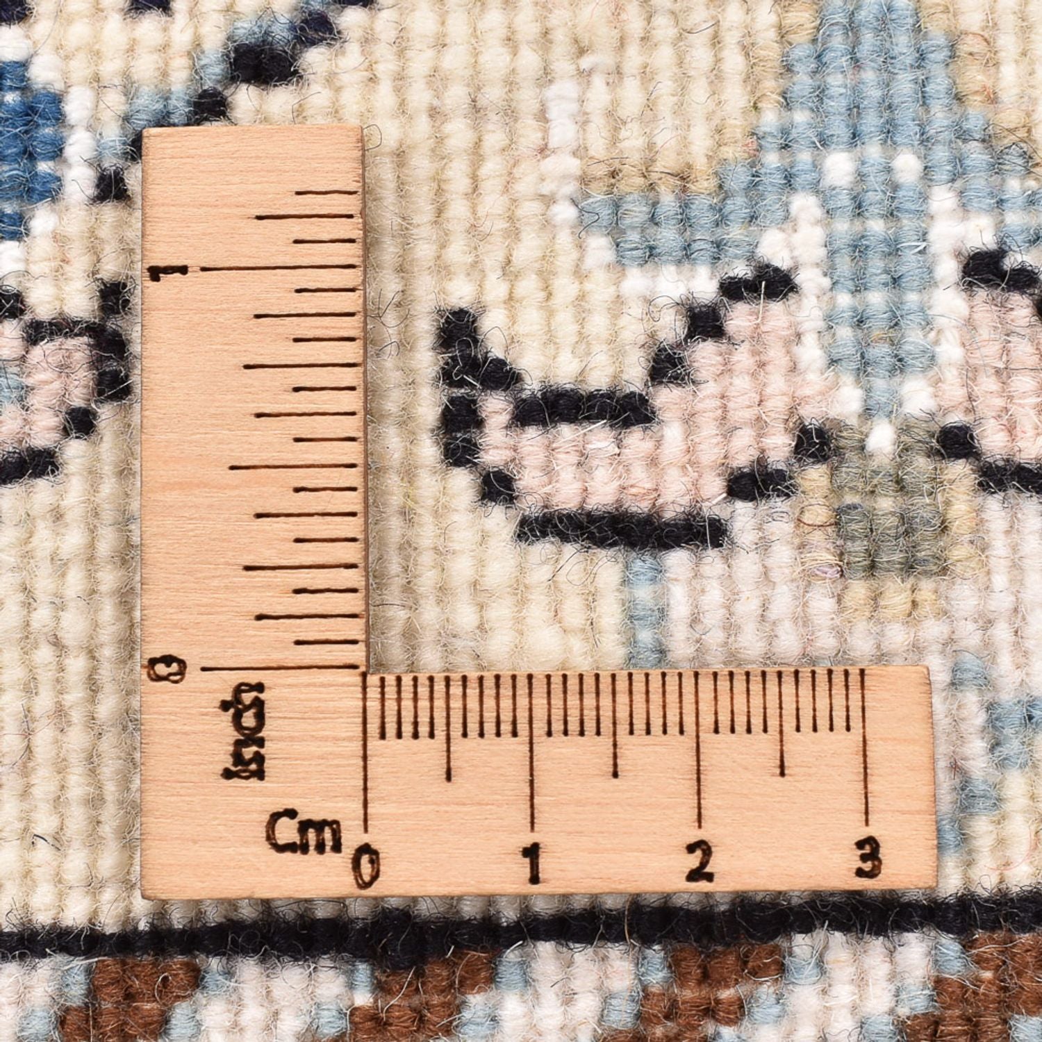 Persisk tæppe - Nain - 87 x 57 cm - beige