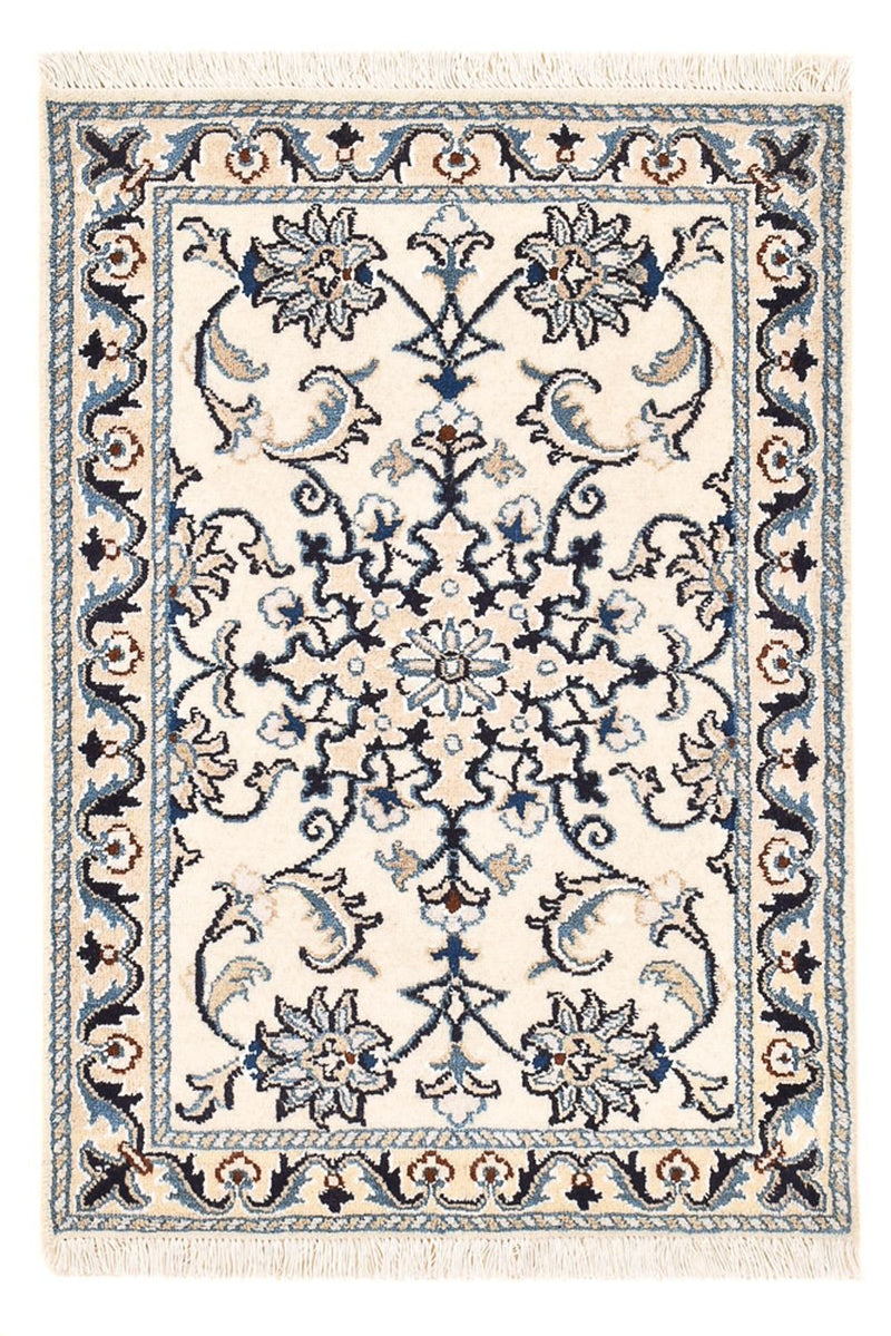 Persisk tæppe - Nain - 87 x 57 cm - beige
