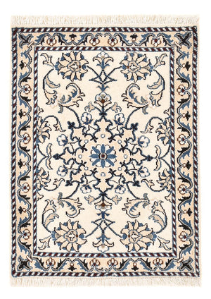 Persisk tæppe - Nain - 81 x 57 cm - creme