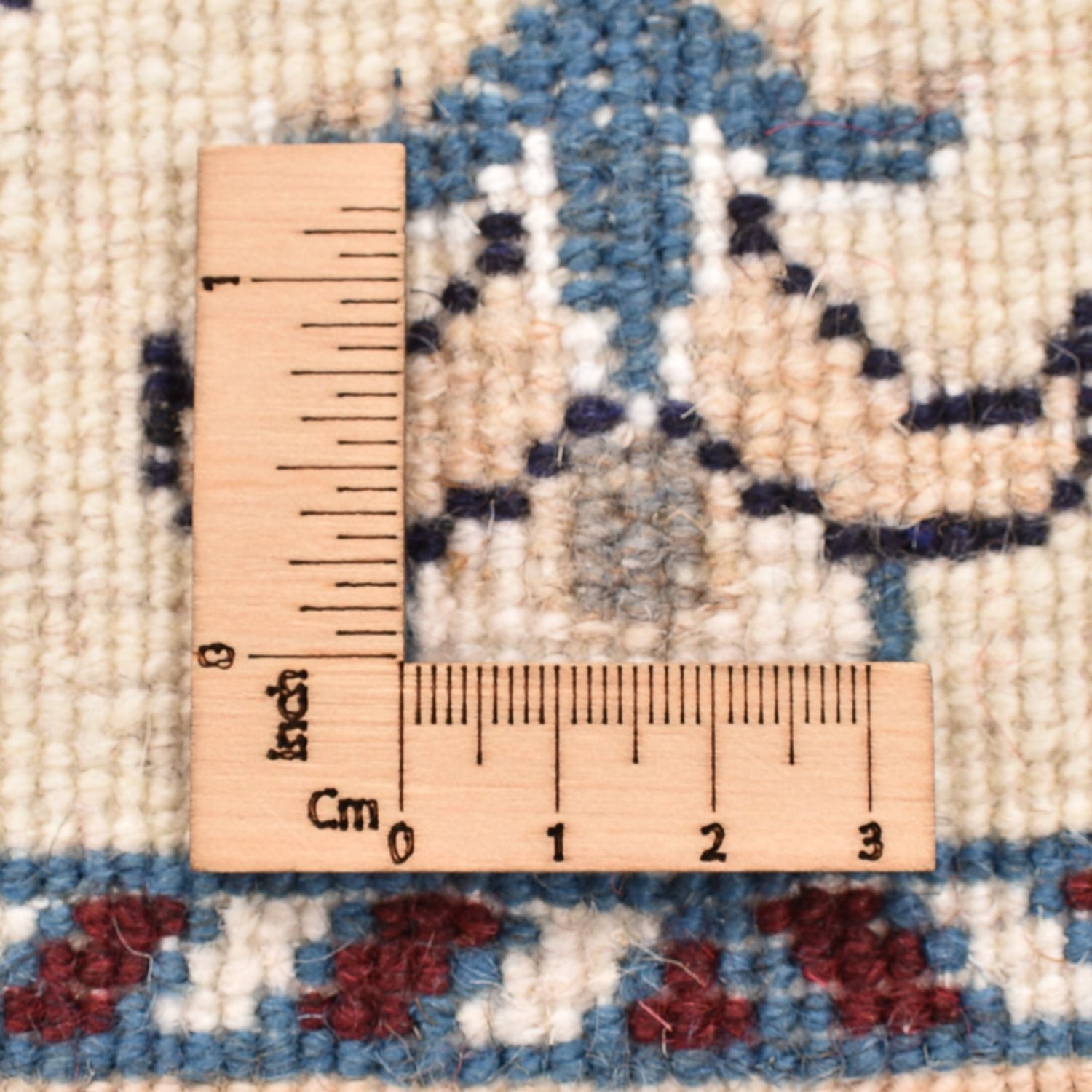 Persisk tæppe - Nain - 81 x 57 cm - creme
