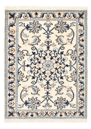 Persisk tæppe - Nain - 85 x 60 cm - creme