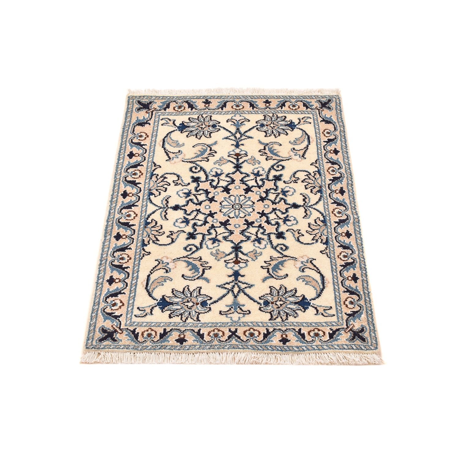 Persisk tæppe - Nain - 85 x 60 cm - creme
