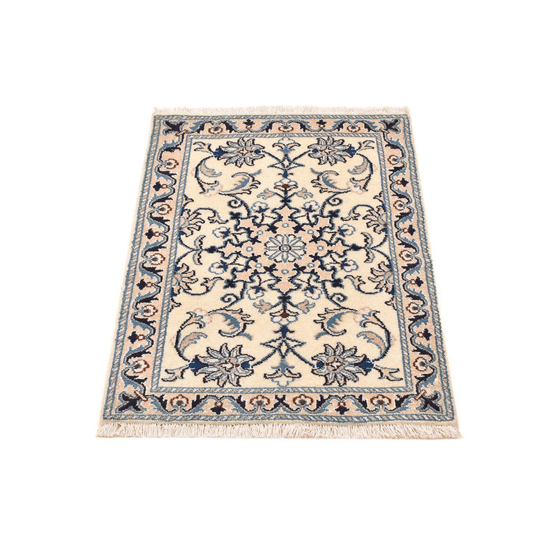 Persisk tæppe - Nain - 85 x 60 cm - creme