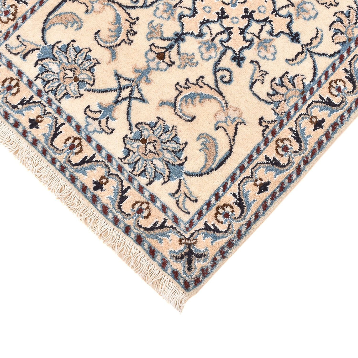Persisk tæppe - Nain - 85 x 58 cm - creme