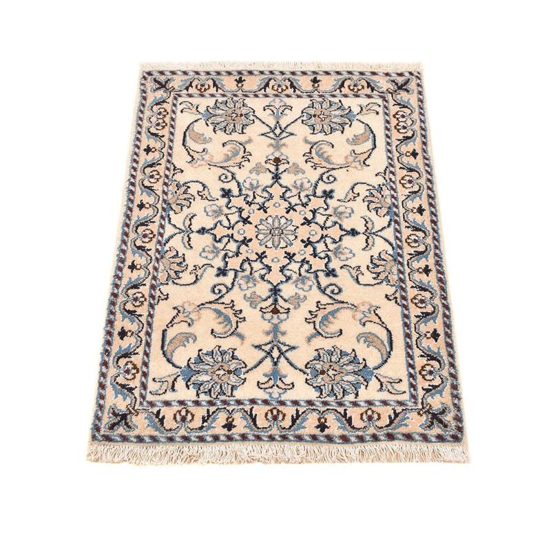 Persisk tæppe - Nain - 85 x 58 cm - creme