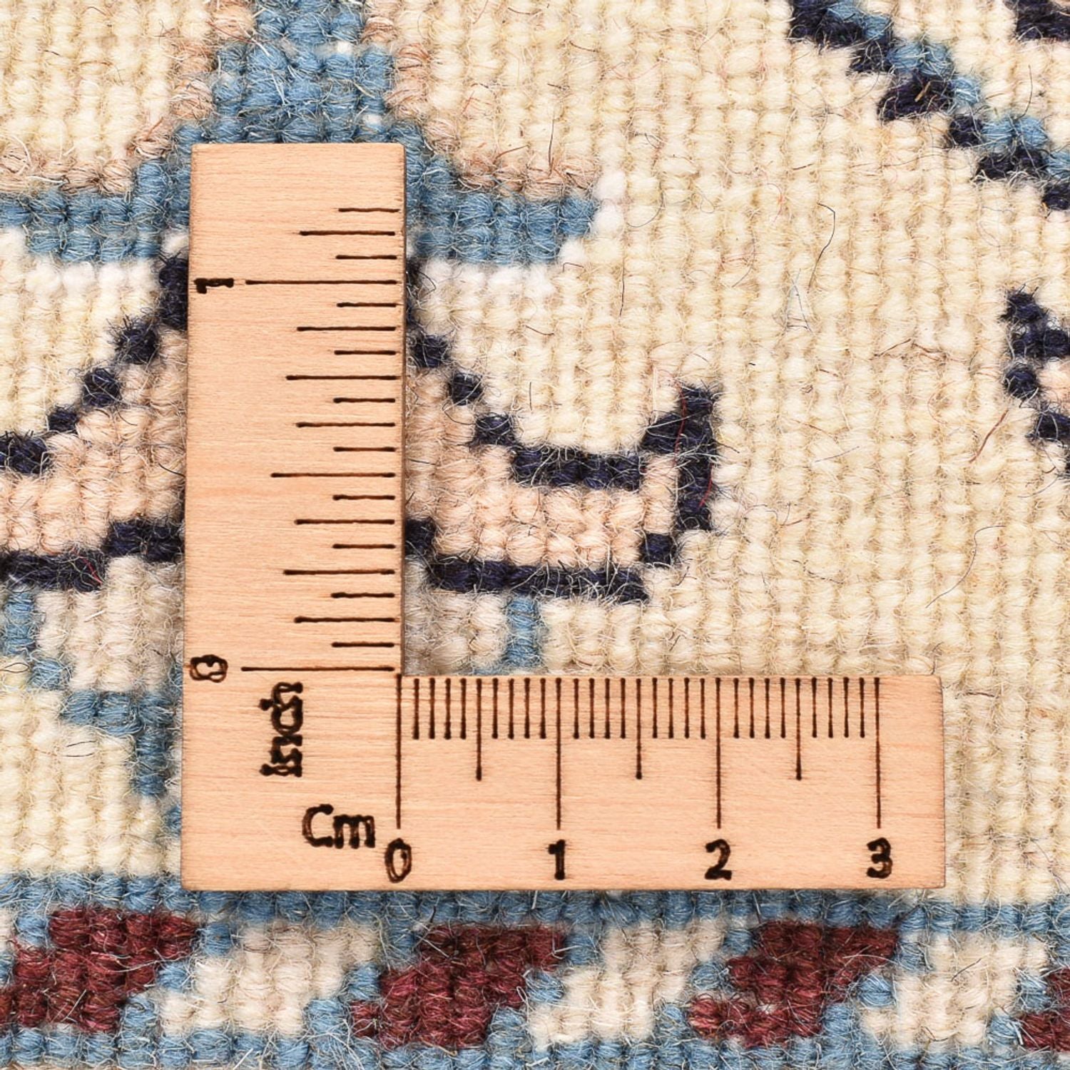 Persisk tæppe - Nain - 85 x 58 cm - creme