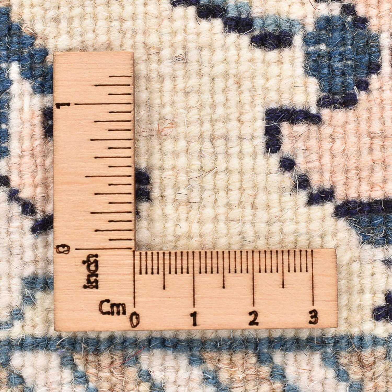 Persisk tæppe - Nain - 84 x 58 cm - creme