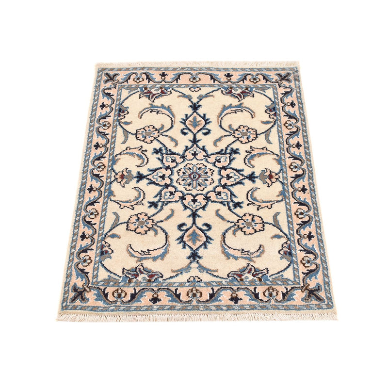 Persisk tæppe - Nain - 83 x 60 cm - creme
