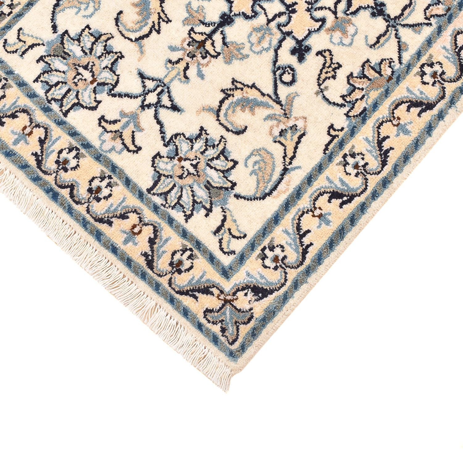 Persisk tæppe - Nain - 92 x 56 cm - creme