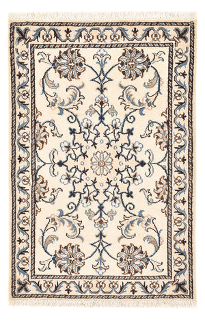 Persisk tæppe - Nain - 96 x 60 cm - creme