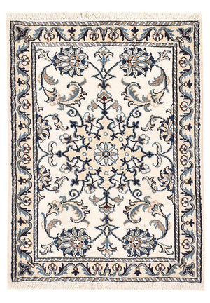 Persisk tæppe - Nain - 86 x 60 cm - creme
