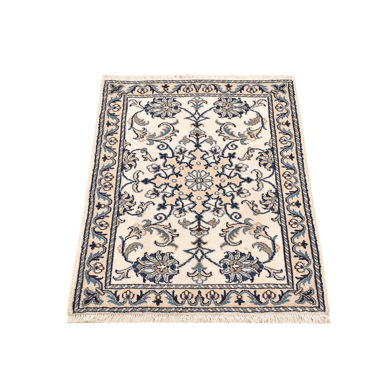 Persisk tæppe - Nain - 86 x 60 cm - creme