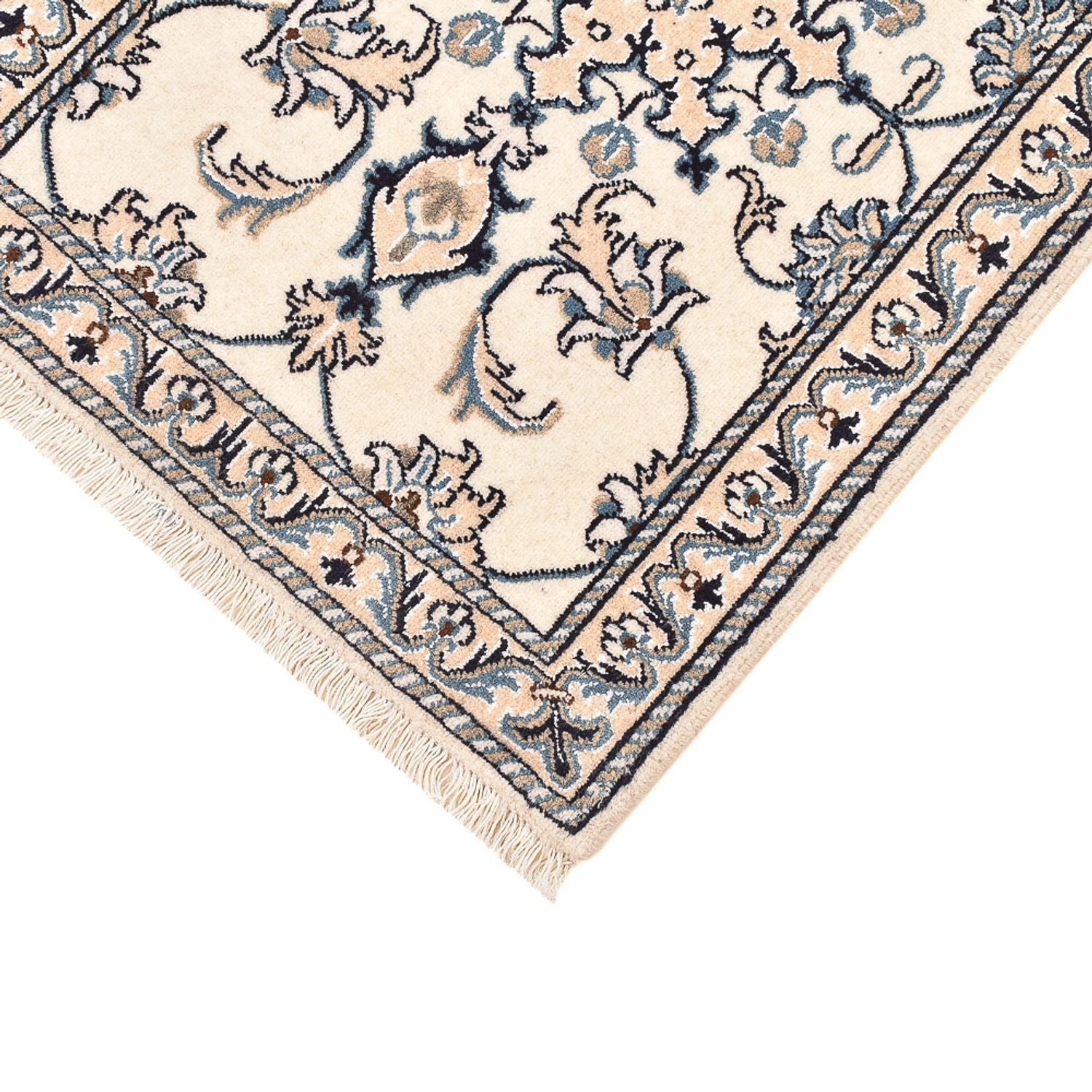 Persisk tæppe - Nain - 90 x 60 cm - creme