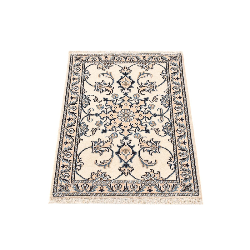 Persisk tæppe - Nain - 90 x 60 cm - creme