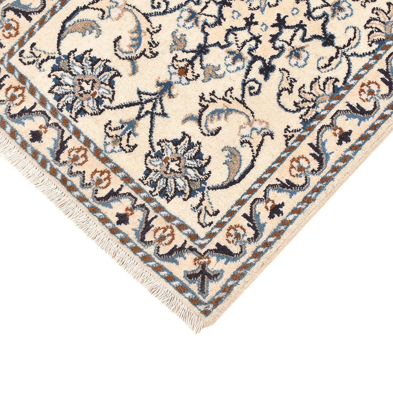 Persisk tæppe - Nain - 88 x 58 cm - creme