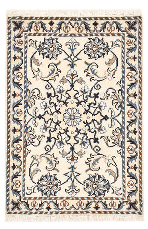Persisk tæppe - Nain - 87 x 58 cm - creme