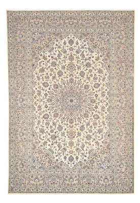 Persisk tæppe - Keshan - 355 x 245 cm - mørk beige